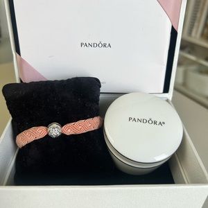 Pandora Ale 925 *Macrame Bracelet Clip Not Included